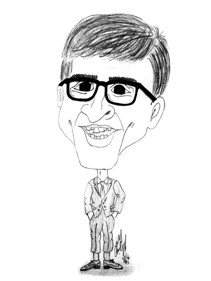 Cartoon of John Oliver