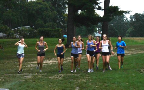 Girls XC preseason run