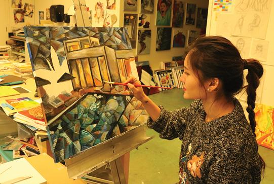 This winter, students dive into art through FSAs