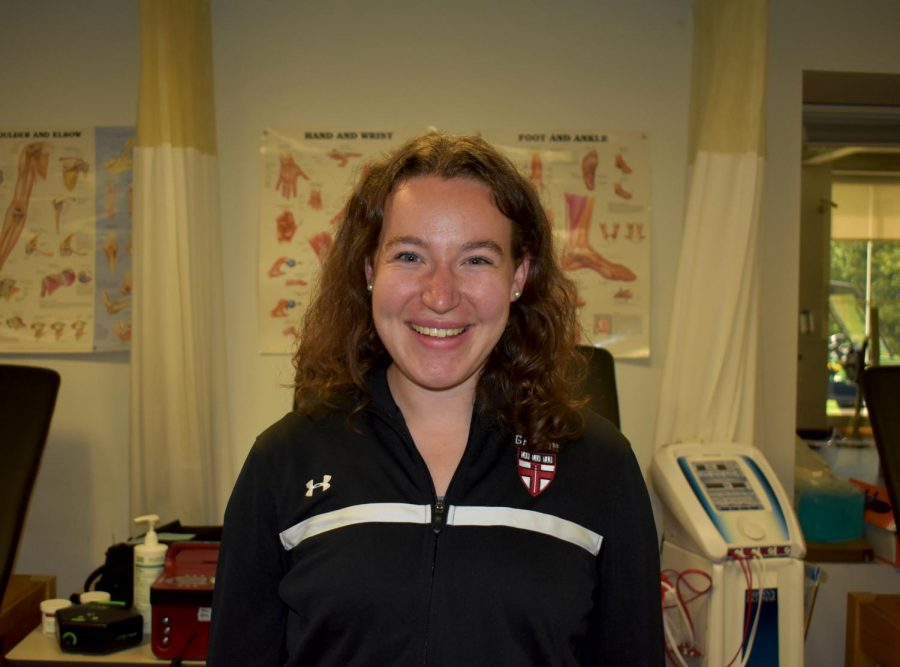 Jackie Nolan started her new job in the Sports Medicine Center this fall.